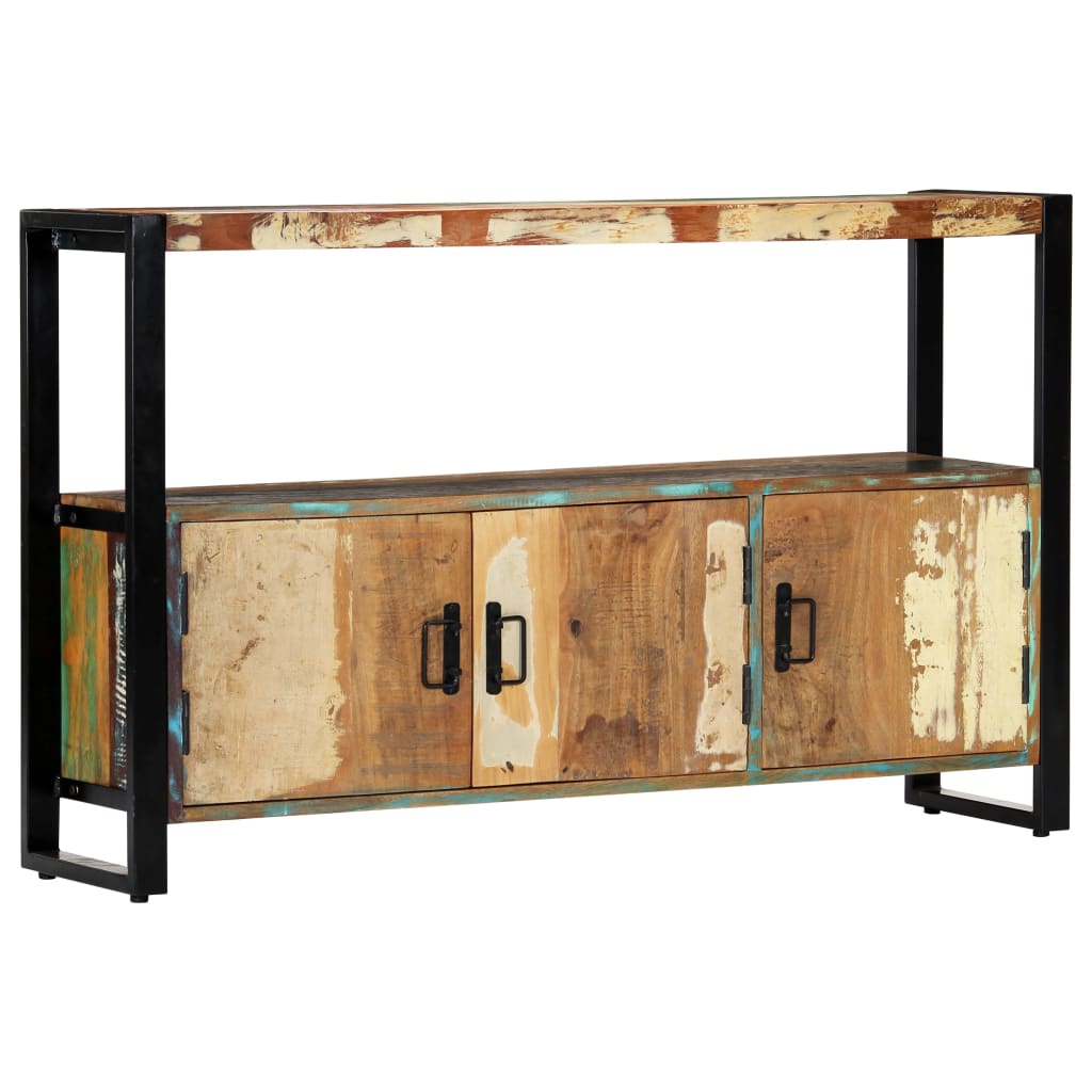 Buffet 120x30x75 cm Bois de récupération solide