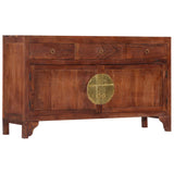 Buffet 140x40x80 cm bois d'acacia solide