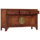 Buffet 140x40x80 cm bois d'acacia solide