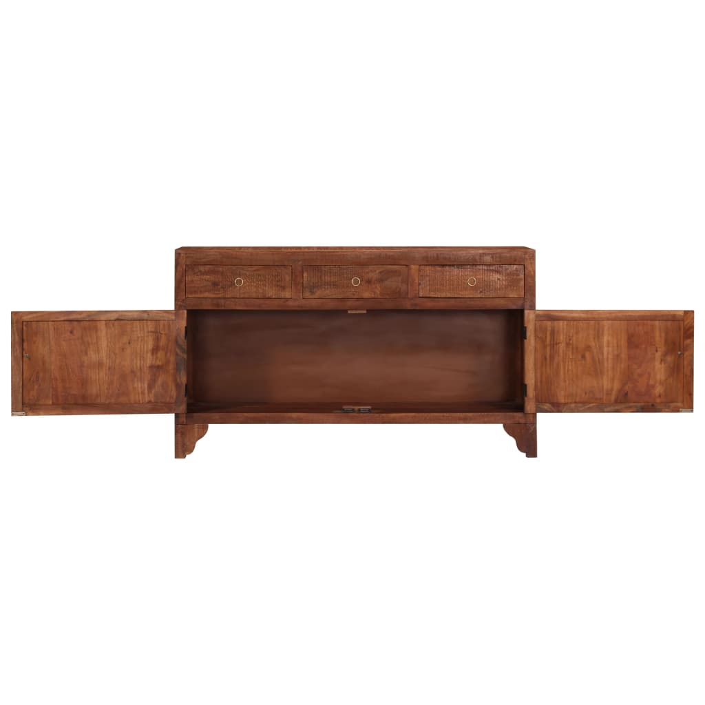 Buffet 140x40x80 cm bois d'acacia solide