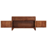 Buffet 140x40x80 cm bois d'acacia solide