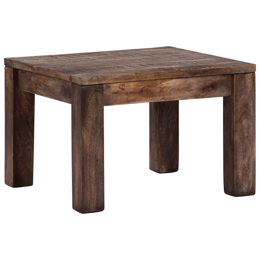 Table basse 50x50x35 cm Bois de manguier massif