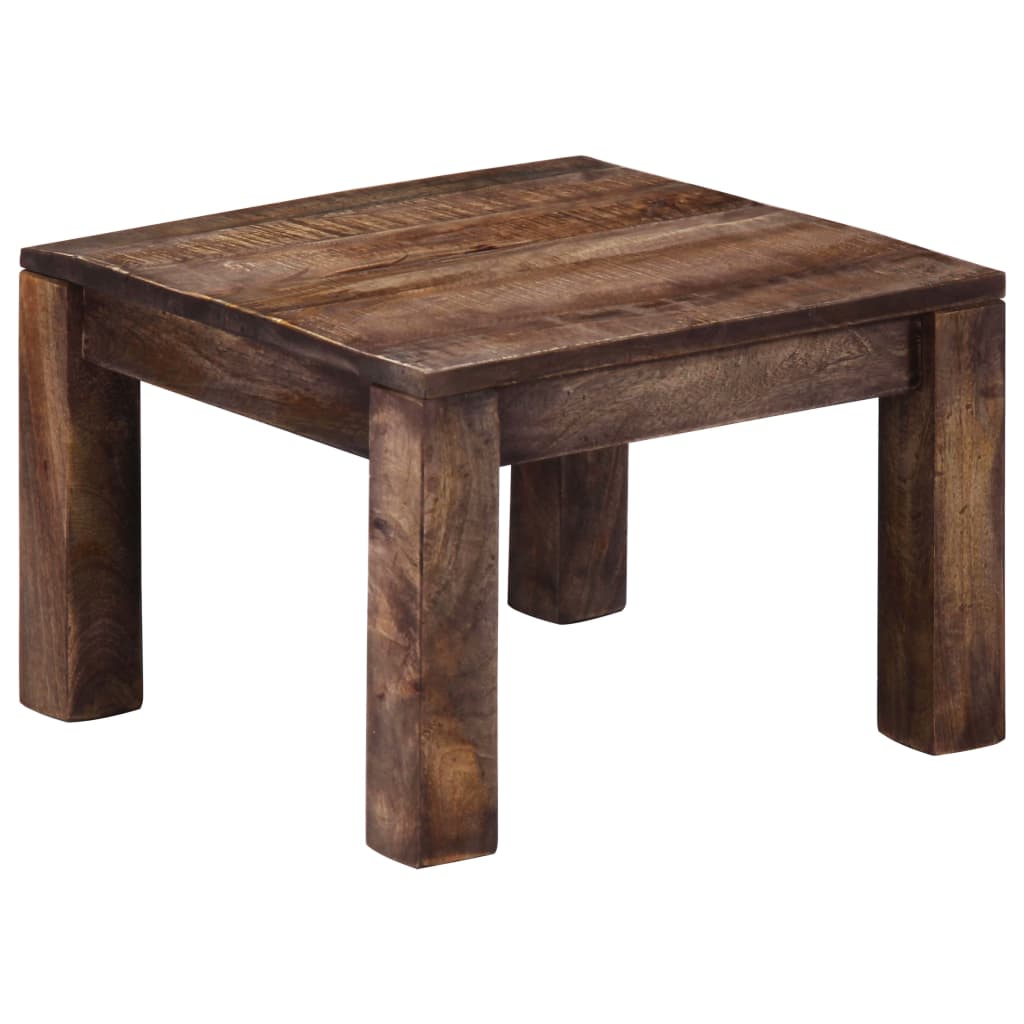 Table basse 50x50x35 cm Bois de manguier massif