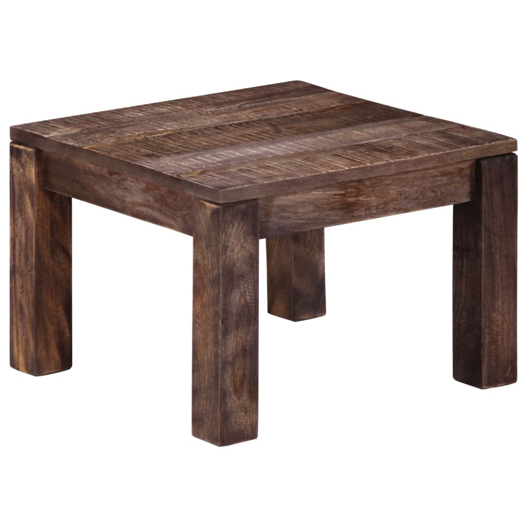 Table basse 50x50x35 cm Bois de manguier massif