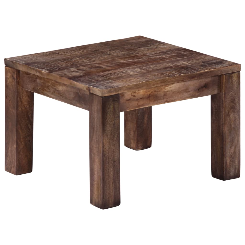 Table basse 50x50x35 cm Bois de manguier massif