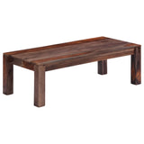 Table basse Gris 110x50x35 cm Bois massif