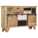 Buffet 140x38x90 cm Bois de manguier massif