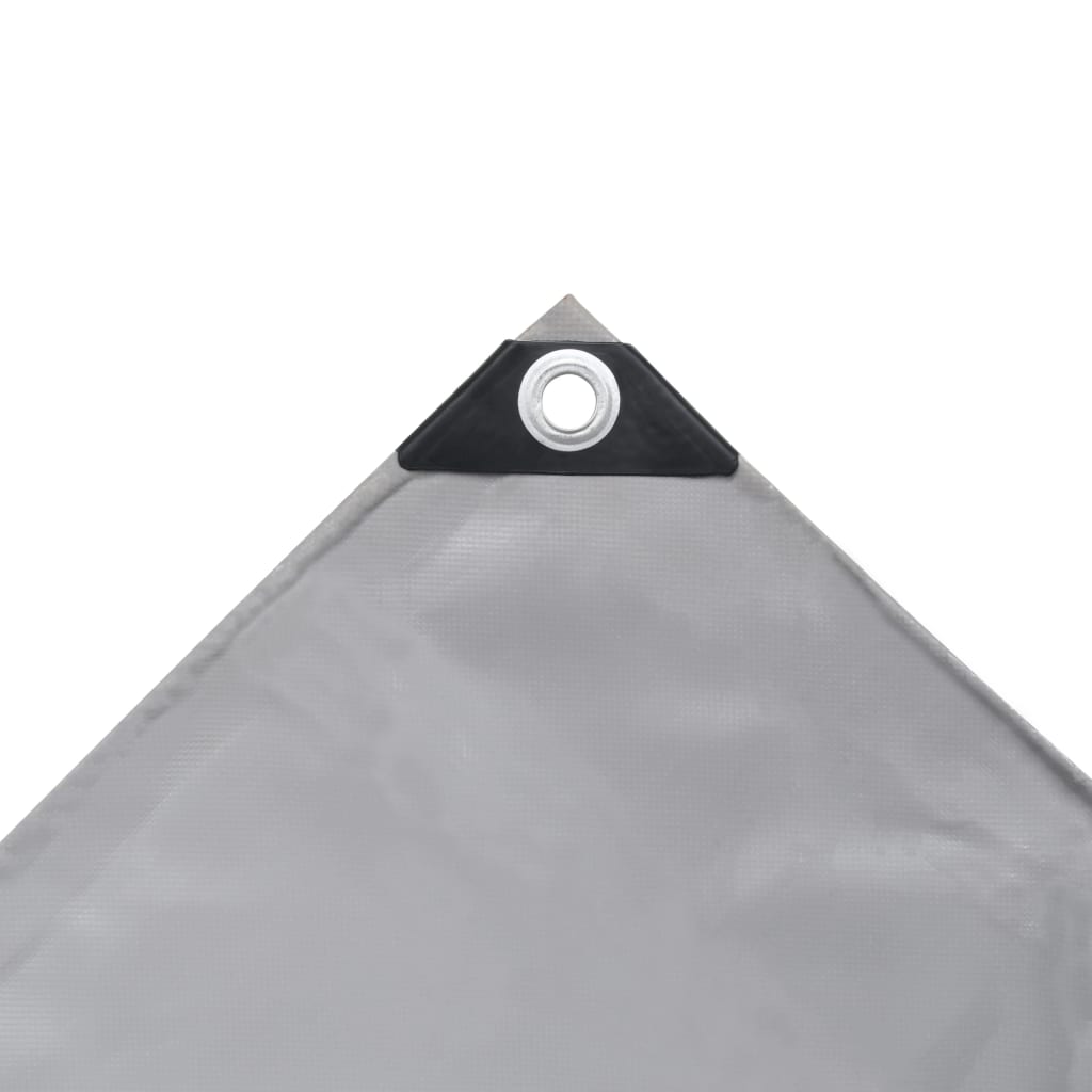 Tarpaulin 650 g/m² 1.5 x 6 m Gray