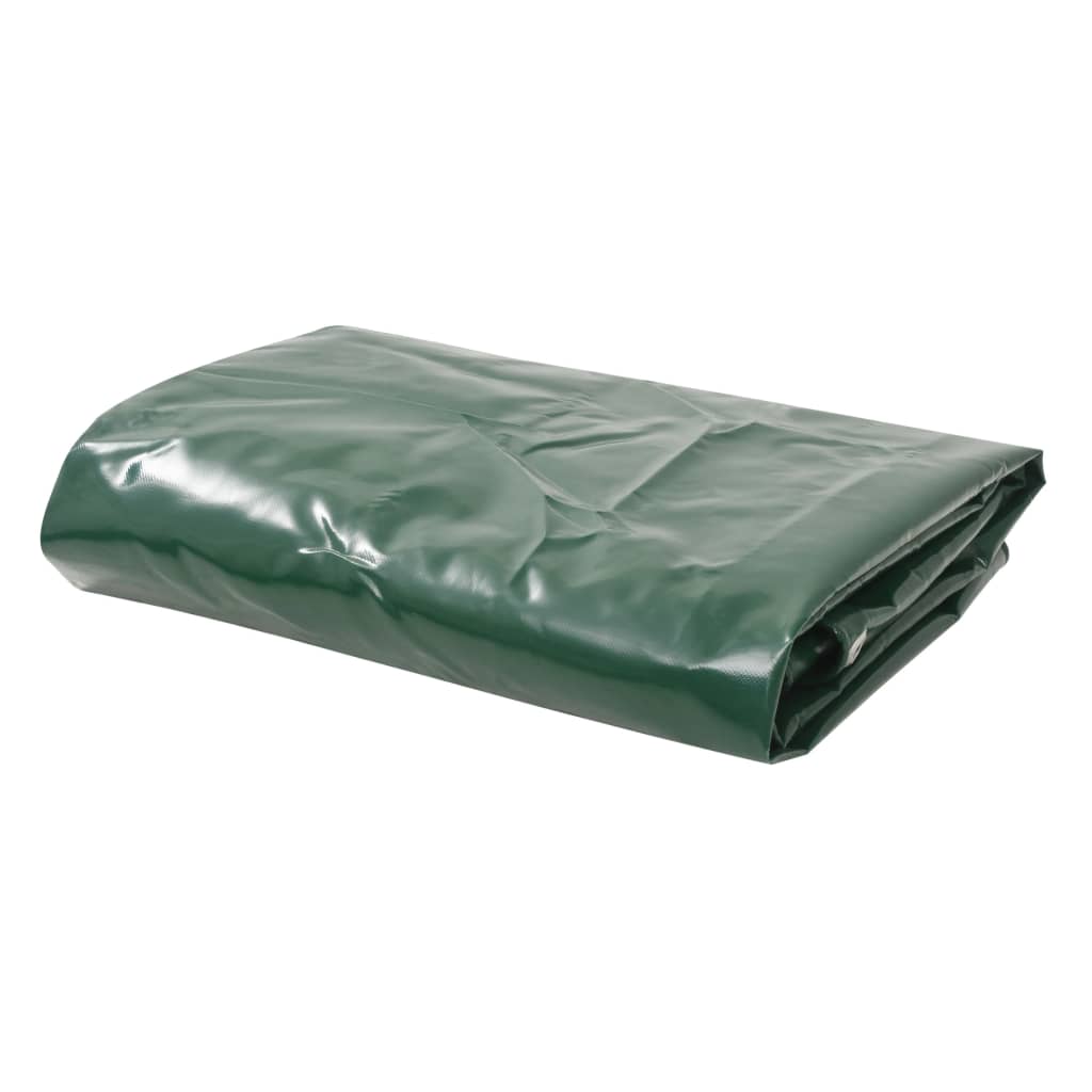 Bâche 650 g / m² 3,5 x 5 m Vert