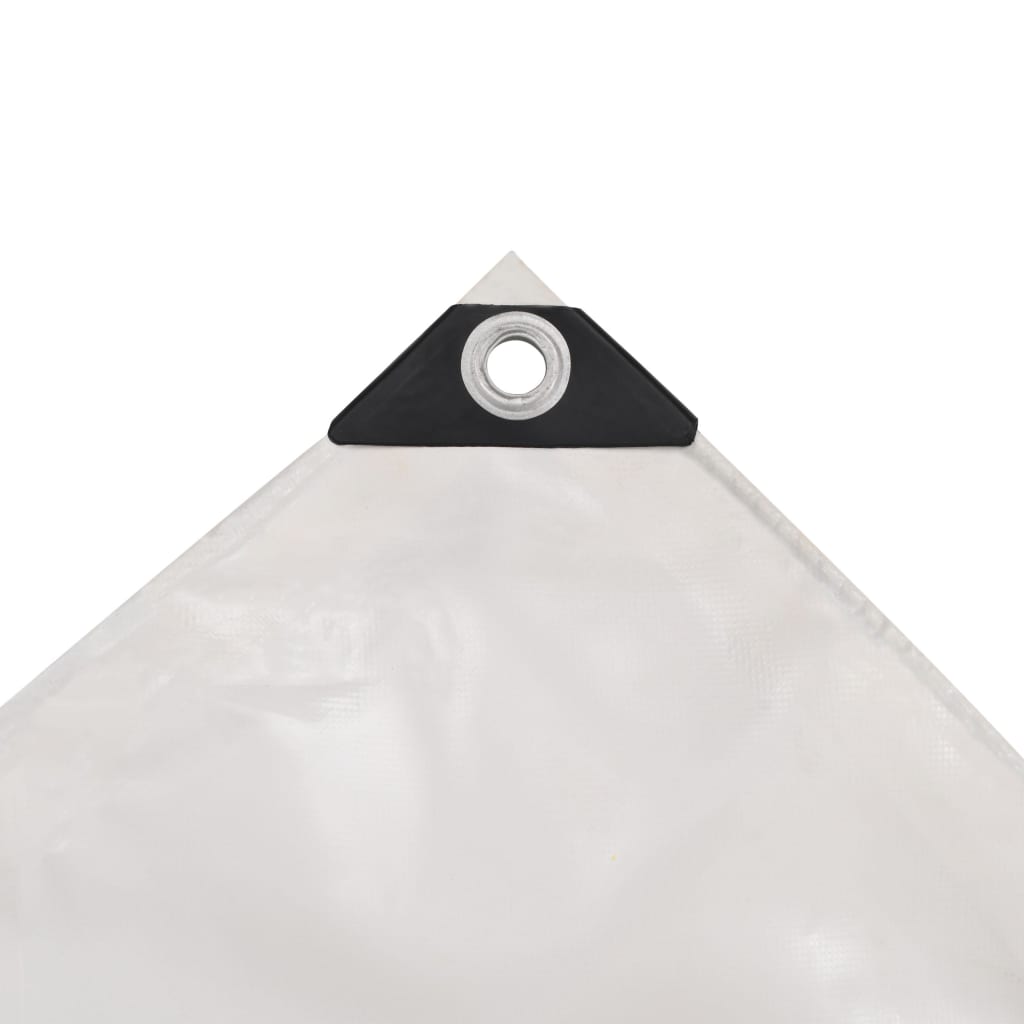 Tarpaulin 650 g / m² 3.5 x 5 m White