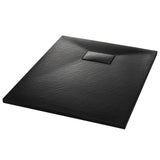 Duschwanne SMC Schwarz 90 x 70 cm