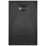 Bac de douche SMC Noir 100 x 80 cm