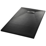 Duschwanne SMC Schwarz 120 x 70 cm