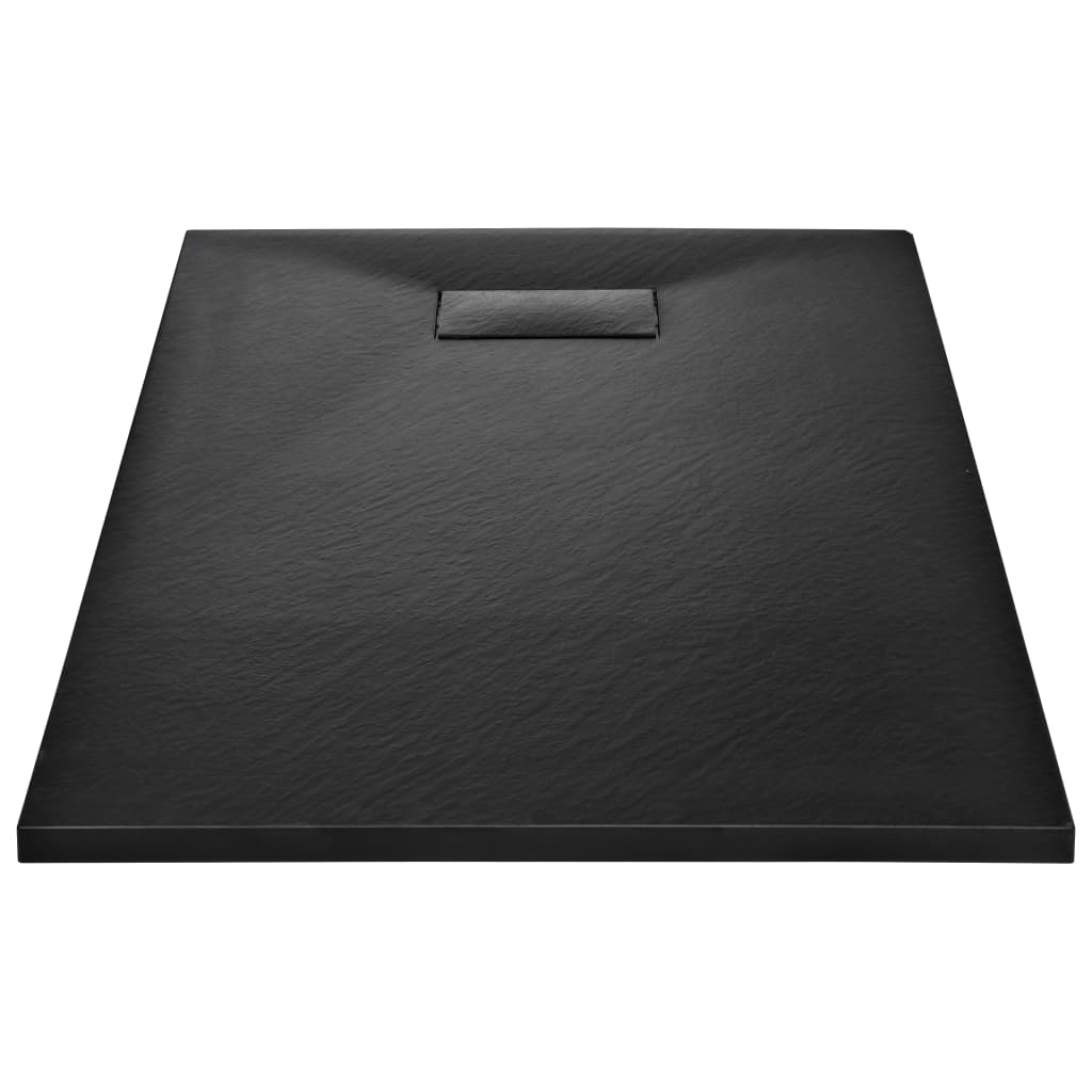 Duschwanne SMC Schwarz 120 x 70 cm