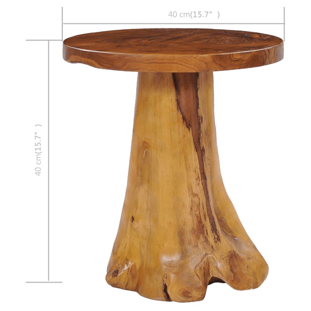 Table basse 40x40 cm Bois de teck massif