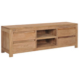 Meuble TV 115x30x40 cm Bois de teck massif