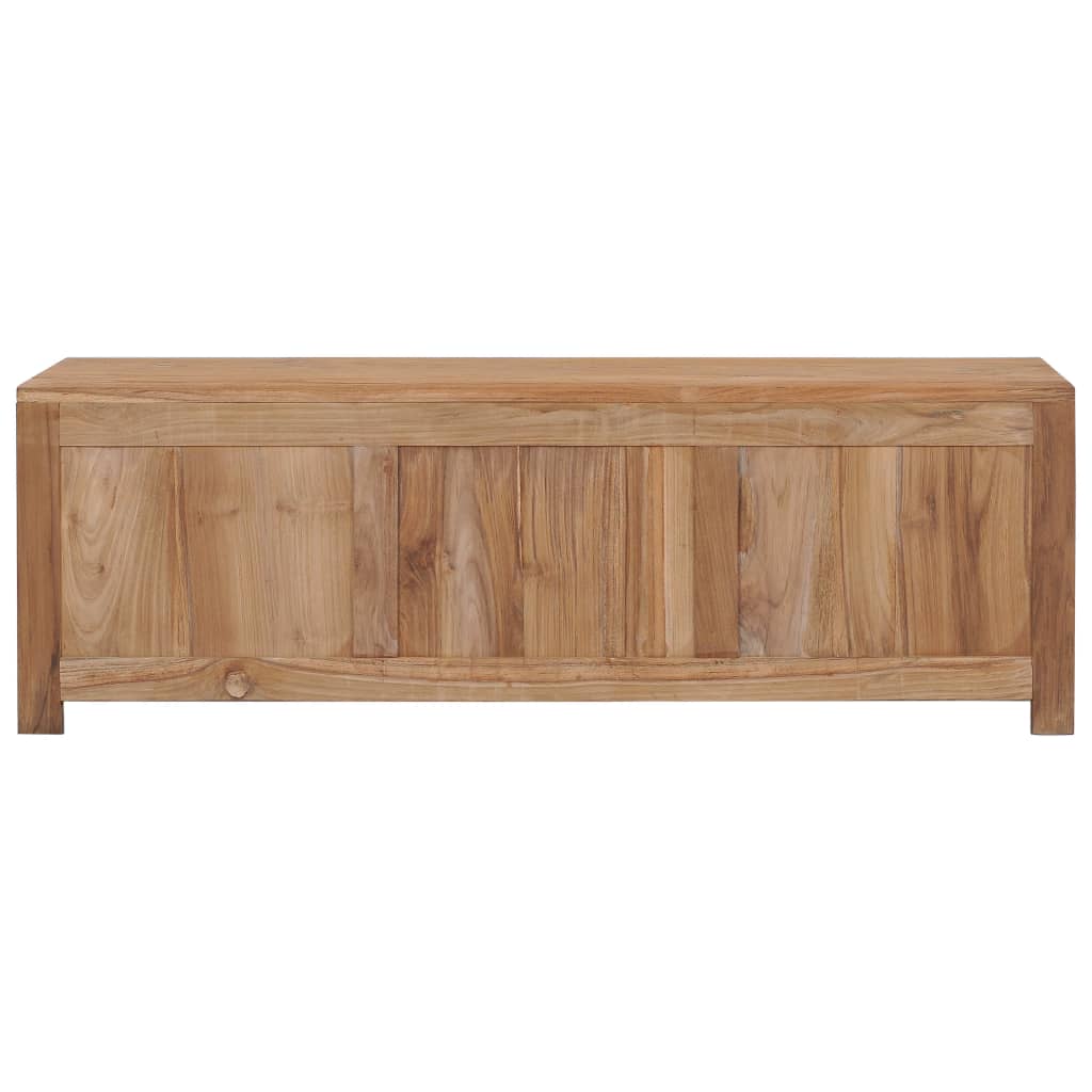 Meuble TV 115x30x40 cm Bois de teck massif