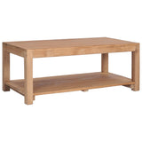 Table basse 100x50x40 cm bois de teck massif