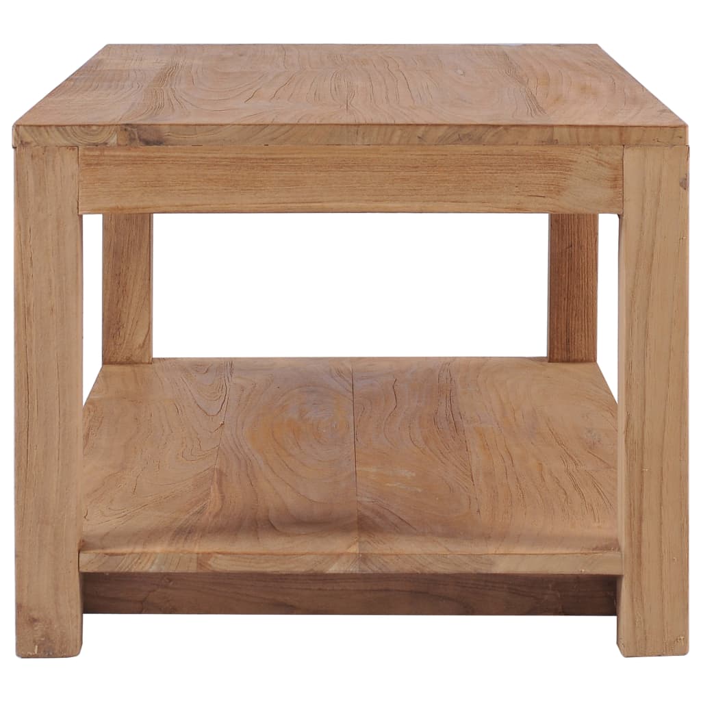 Table basse 100x50x40 cm bois de teck massif