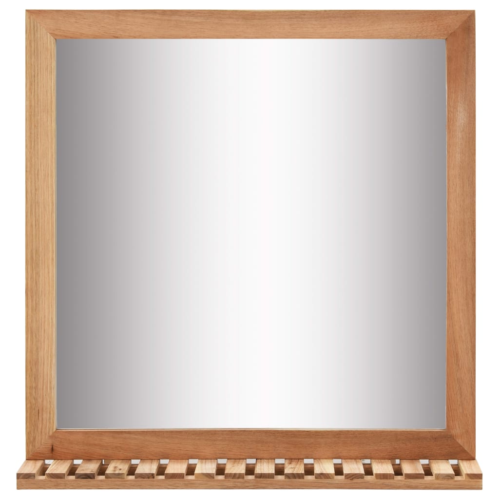 Bathroom mirror 60 x 12 x 62 cm Solid walnut wood