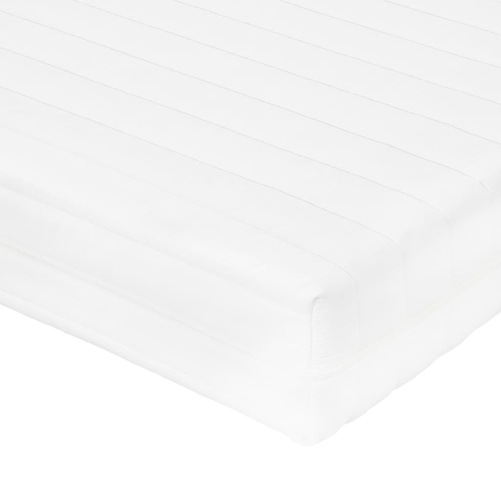 Mattress 80x200 cm 7 zones PU foam 16 cm H2 H3