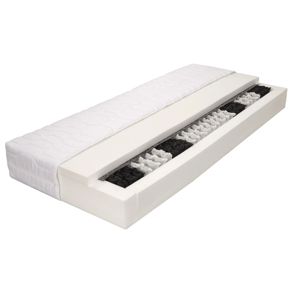 Matelas 80 x 200 cm 7 zones Ressort ensaché 20 cm H3