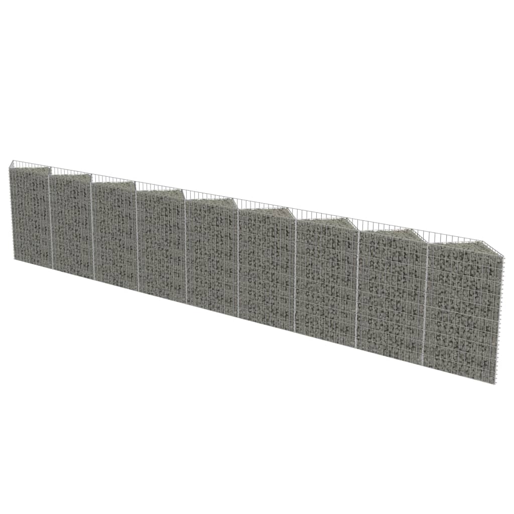 Gabion wall Galvanized steel 630x30x100 cm