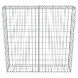 Gabion wall with covers Galvanized steel 100x20x100 cm