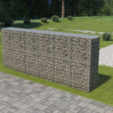 Mur en gabion avec couvercles Acier galvanisé 300 x 50 x 150 cm