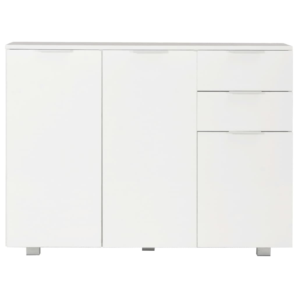 Buffet Blanc brillant 107x35x80,5 cm