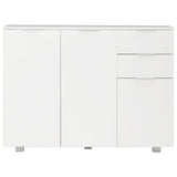 Glossy white sideboard 107x35x80.5 cm