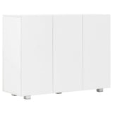 Glossy white sideboard 107x35x80.5 cm