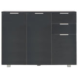 Buffet Noir brillant 107x35x80,5 cm