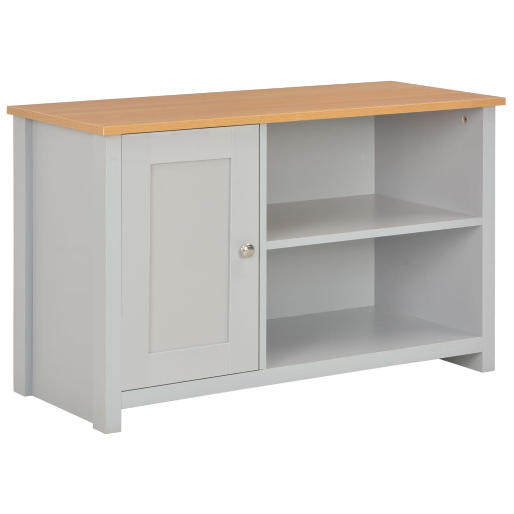 Meuble TV Gris 95x39x58 cm