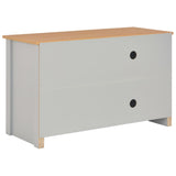 Meuble TV Gris 95x39x58 cm