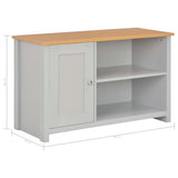 Meuble TV Gris 95x39x58 cm