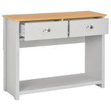 Table console Gris 97 x 35 x 76 cm