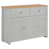 Grey sideboard 112x35x81 cm