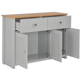 Grey sideboard 112x35x81 cm