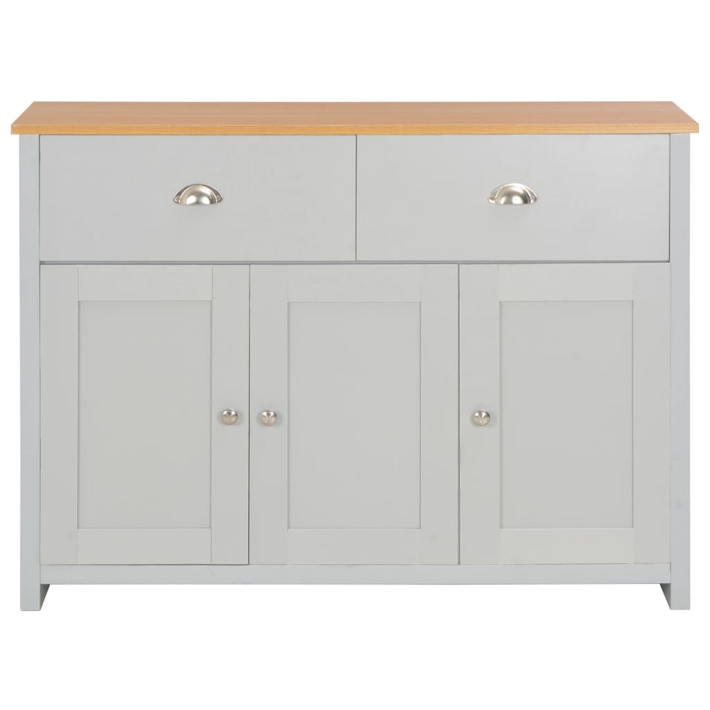 Grey sideboard 112x35x81 cm