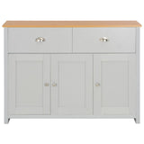 Grey sideboard 112x35x81 cm