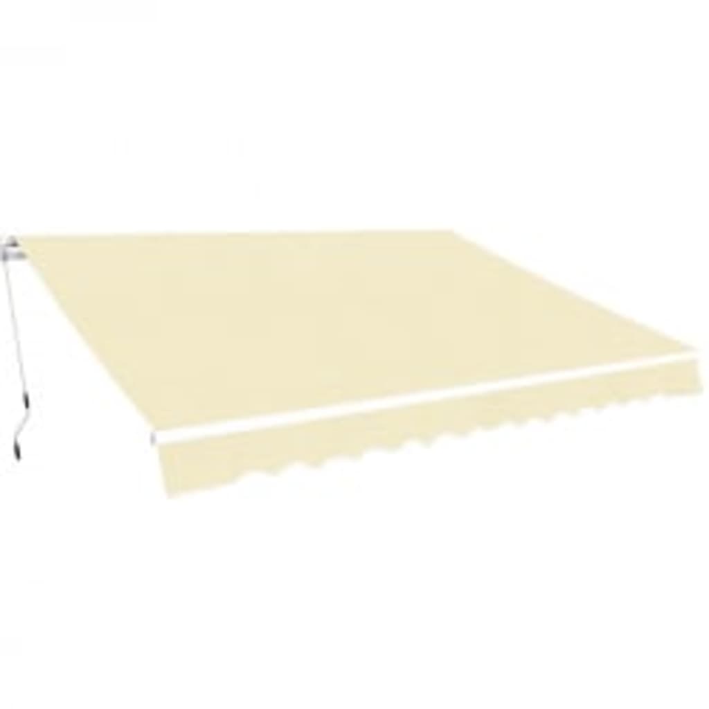 Auvent pliable manuel 600 cm Crème