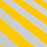 Auvent pliable manuel 600 cm Jaune/blanc