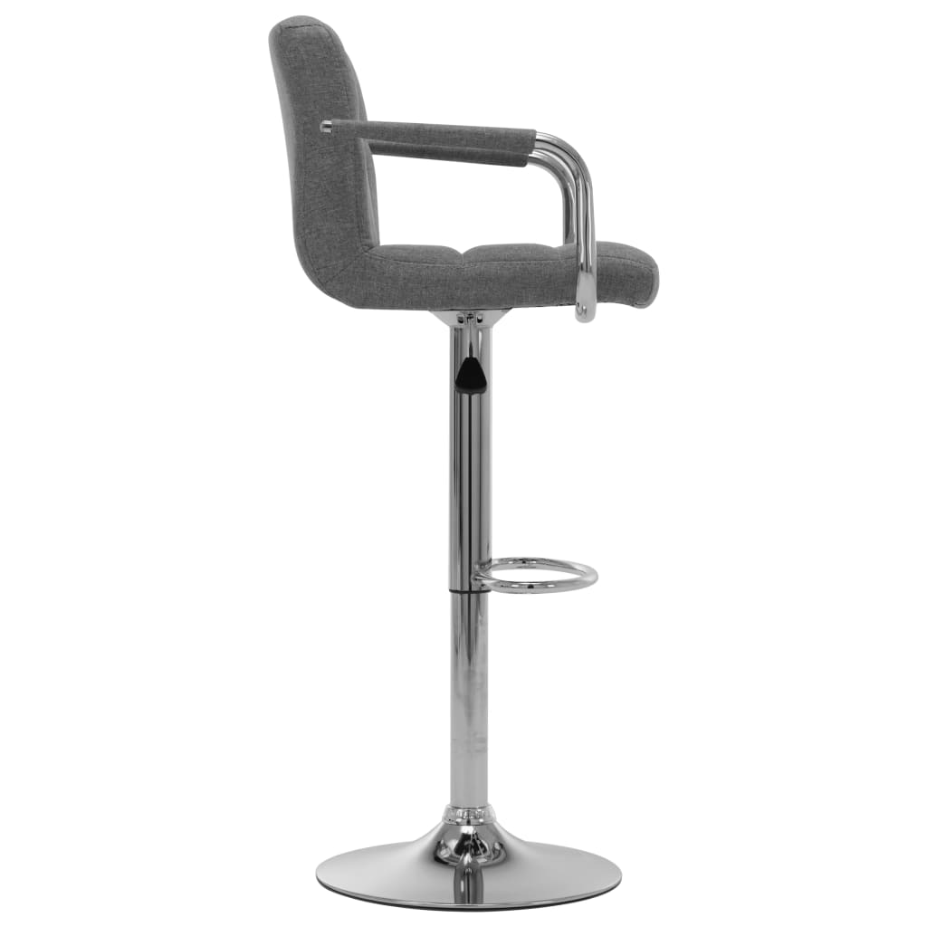 Tabouret de bar Gris clair Tissu