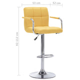 Chaise de bar Jaune Tissu