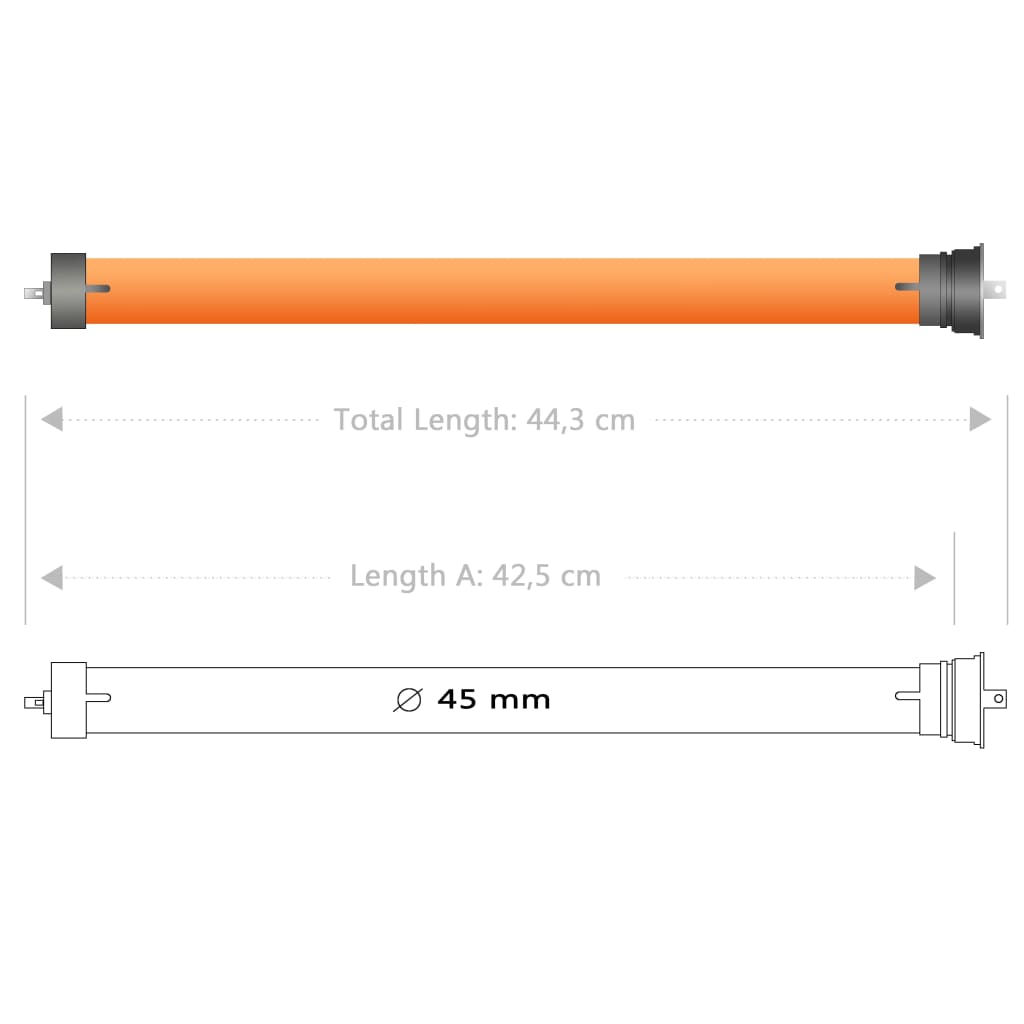 Moteur tubulaire 20 Nm