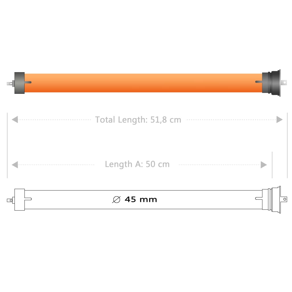 Tubular motor 30 Nm