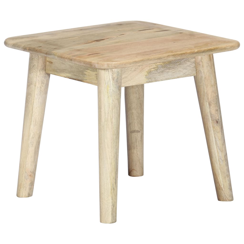 Table basse 45x45x40 cm Bois de manguier massif