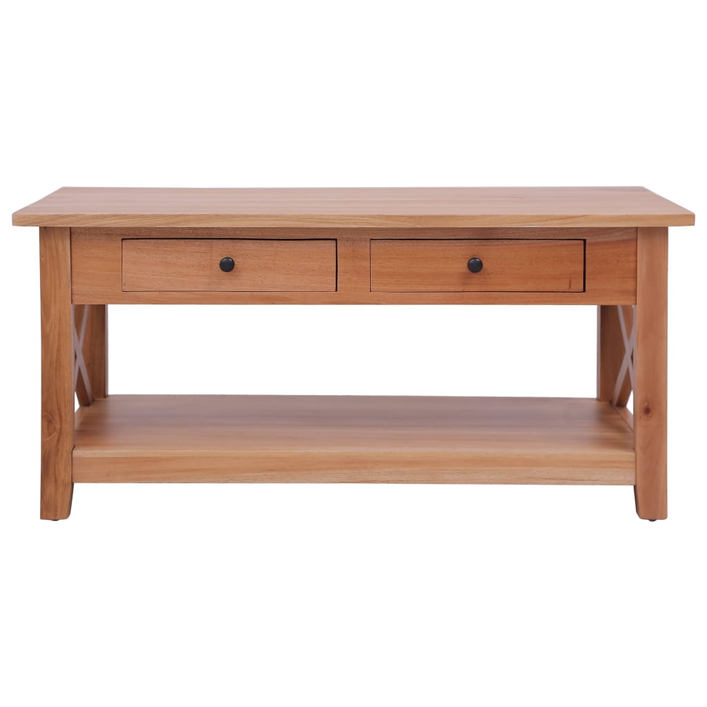 Table basse 100x55x46 cm bois d'acajou massif