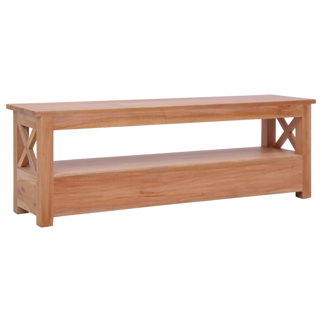 Meuble TV 120x30x40 cm Bois d'acajou massif